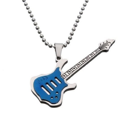 Pendentif guitare bleue - , en