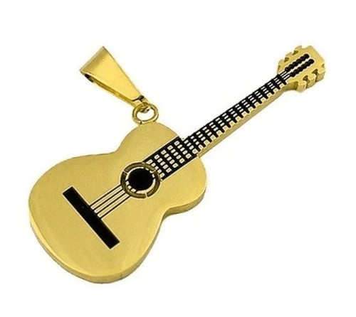 Pendentif guitare acier - pendentif,