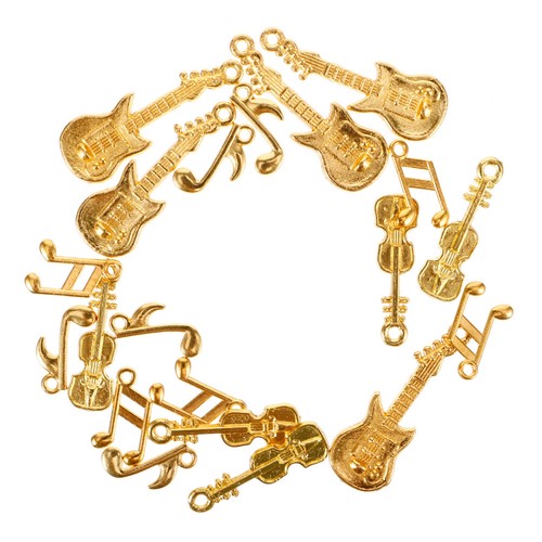 Breloques collier guitare - breloques, de