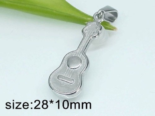 Pendentif guitare acier - pendentif, en