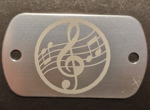 Décoration plaque note clef - note,