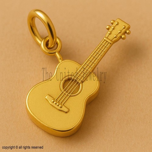 Pendentif guitare argent - guitare,